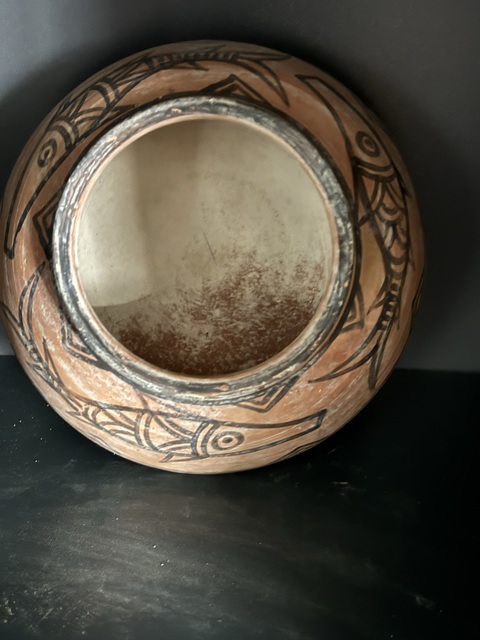 古玩陶瓷哈拉帕文明·魚紋罐真品鑒賞圖