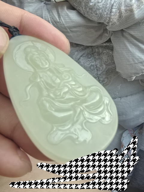 古玩玉器現代廣義和田玉雕件真品鑒賞圖