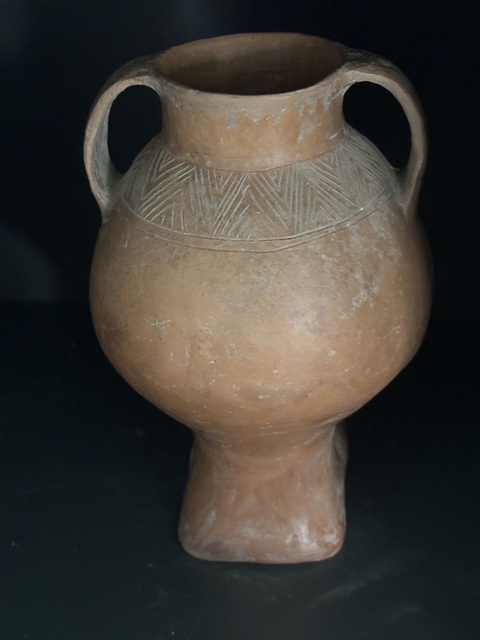 古玩陶瓷齊家文化·靴型壺真品鑒賞圖
