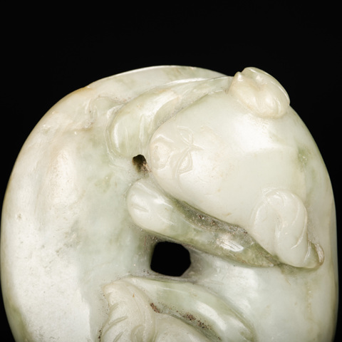 古玩玉器雙歡真品鑒賞圖
