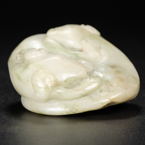 古玩玉器雙歡真品鑒賞圖