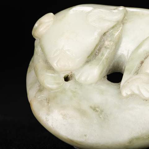 古玩玉器雙歡真品鑒賞圖