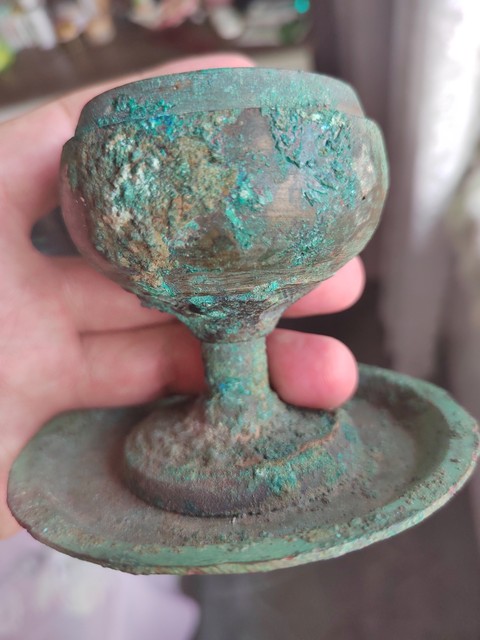 古玩銅器博山爐真品鑒賞圖