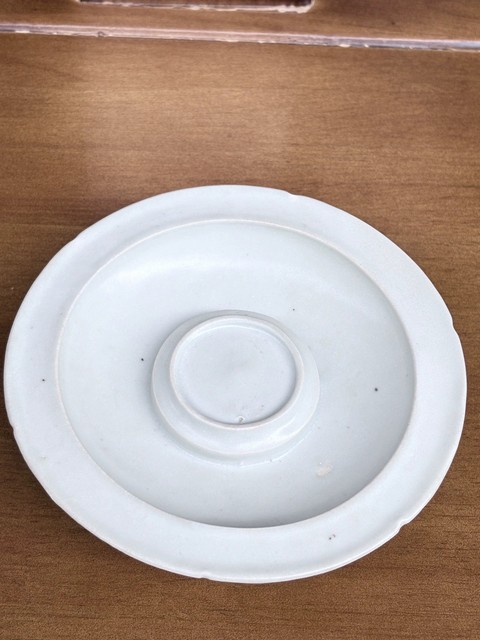 古玩陶瓷青白釉盞和托真品鑒賞圖