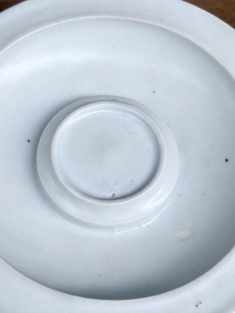 古玩陶瓷青白釉盞和托真品鑒賞圖