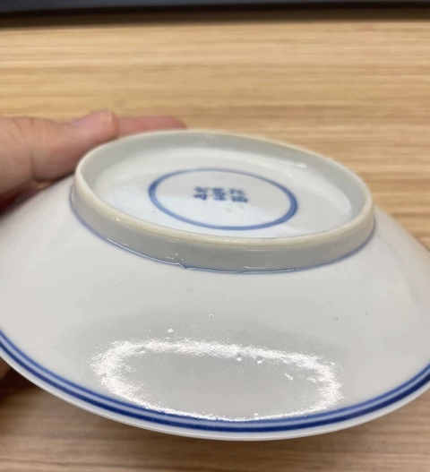 古玩陶瓷青花盤真品鑒賞圖