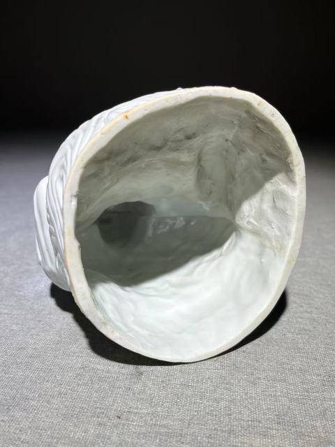 古玩陶瓷德化窯白釉彌勒笑佛真品鑒賞圖