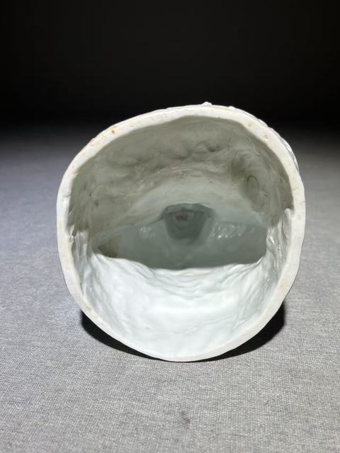 古玩陶瓷德化窯白釉彌勒笑佛真品鑒賞圖
