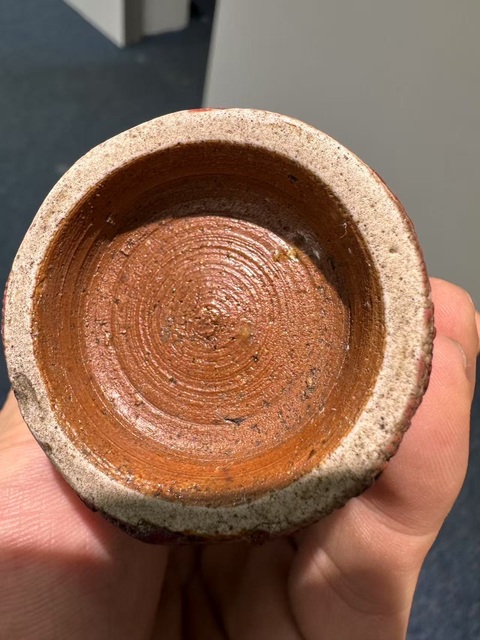 古玩陶瓷紅釉梅瓶真品鑒賞圖