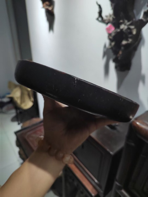古玩雜項(xiàng)清 罌木文盤拍賣，當(dāng)前價(jià)格6000元