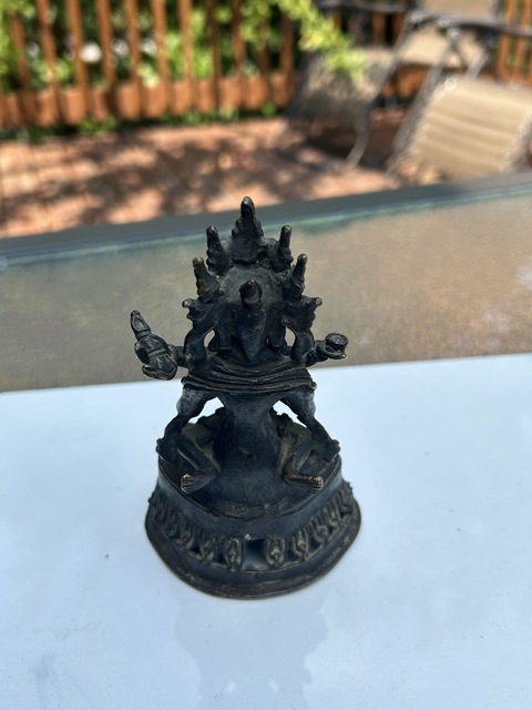 古玩銅器佛像真品鑒賞圖