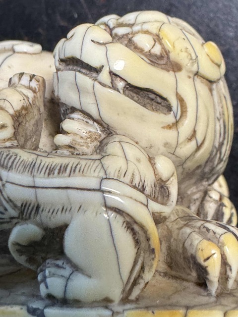 古玩雜項牙印章真品鑒賞圖