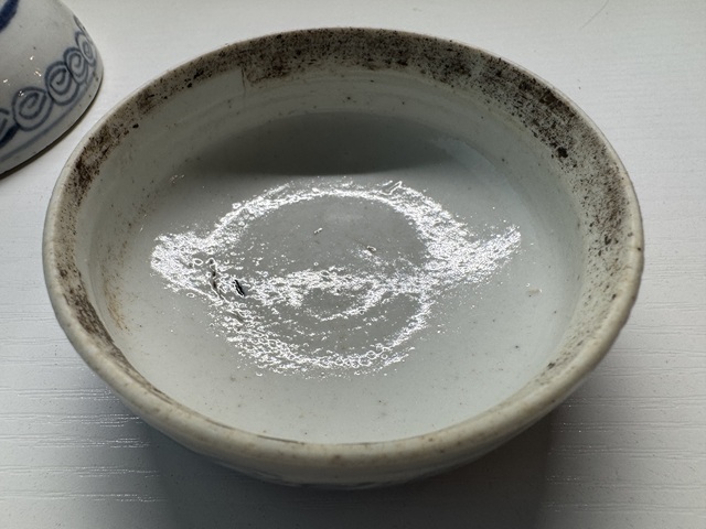 古玩陶瓷青花蓋盒真品鑒賞圖
