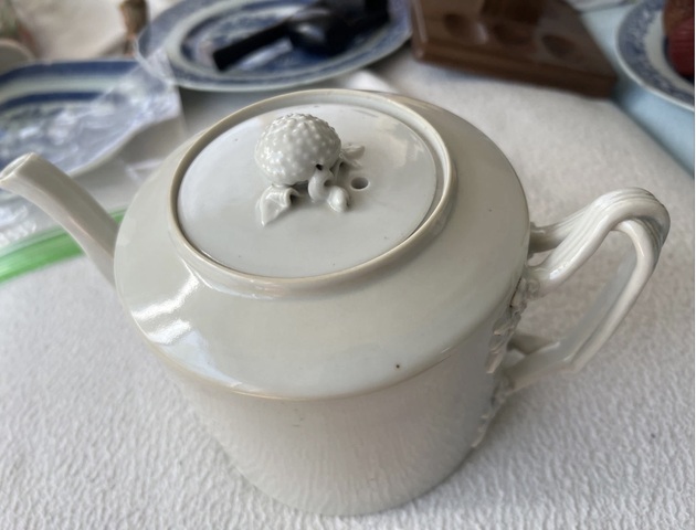 古玩陶瓷白釉壺真品鑒賞圖