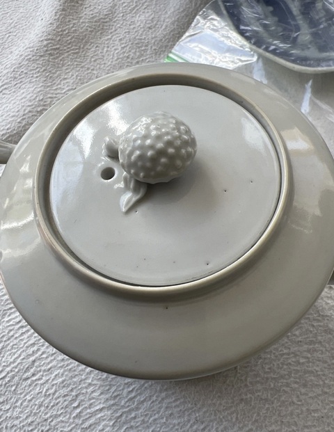古玩陶瓷白釉壺真品鑒賞圖