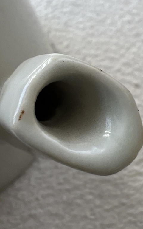 古玩陶瓷白釉壺真品鑒賞圖
