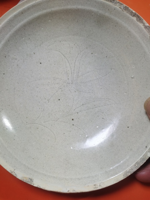 古玩陶瓷青白釉刻仰蓮紋碗真品鑒賞圖
