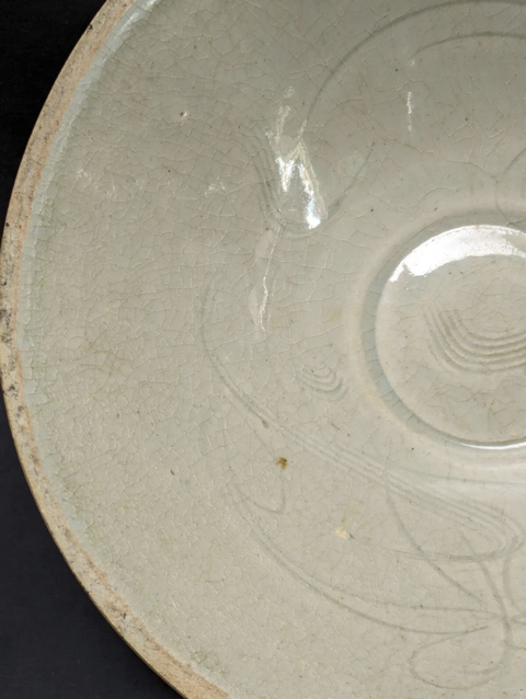古玩陶瓷芒口圈足覆燒工藝碗真品鑒賞圖