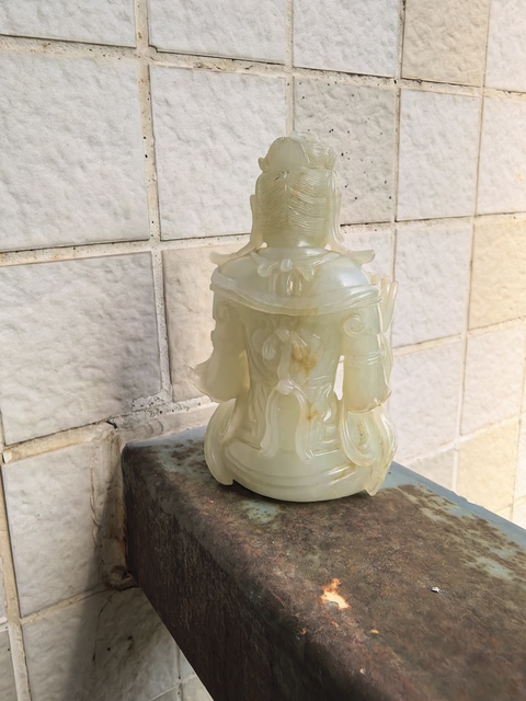 古玩玉器和田玉佛擺件真品鑒賞圖