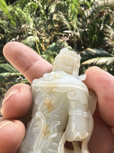 古玩玉器和田玉佛擺件真品鑒賞圖