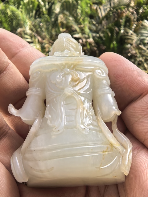 古玩玉器和田玉佛擺件真品鑒賞圖