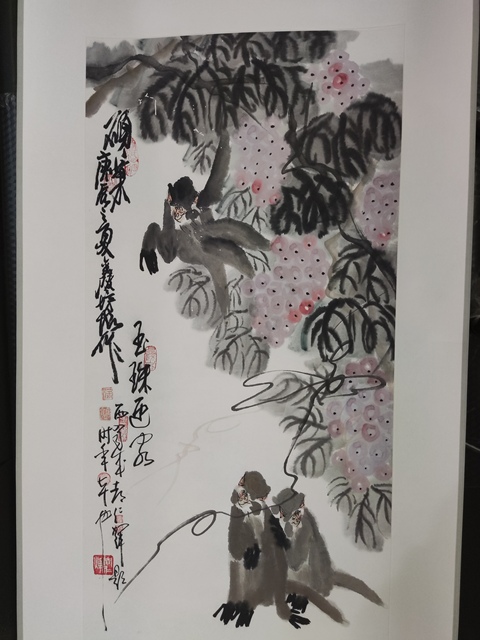 古玩字畫(huà)手工精裱三尺整張周仁輝題徐培晨 猴子拍賣(mài),當(dāng)前價(jià)格10元