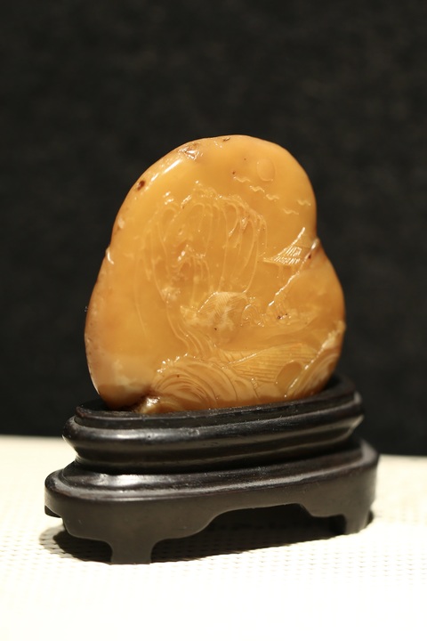 古玩雜項壽山田黃石擺件真品鑒賞圖