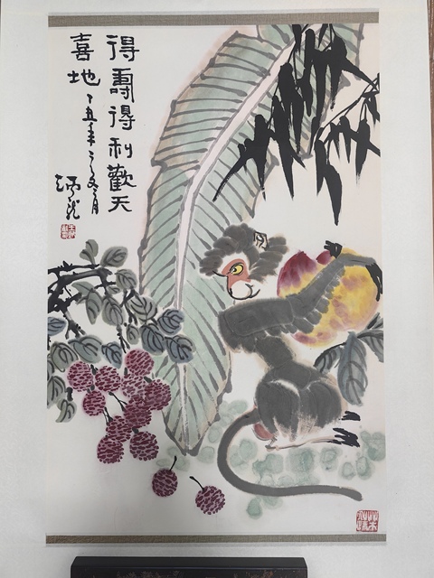 古玩字畫王炳龍得壽得利圖拍賣,當(dāng)前價格3599元