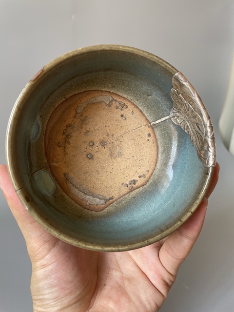 古玩陶瓷鈞窯天藍釉缽真品鑒賞圖