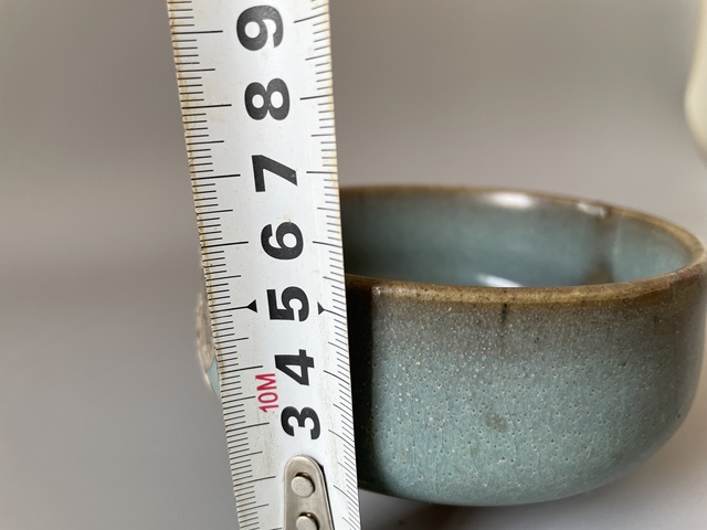 古玩陶瓷鈞窯天藍釉缽真品鑒賞圖