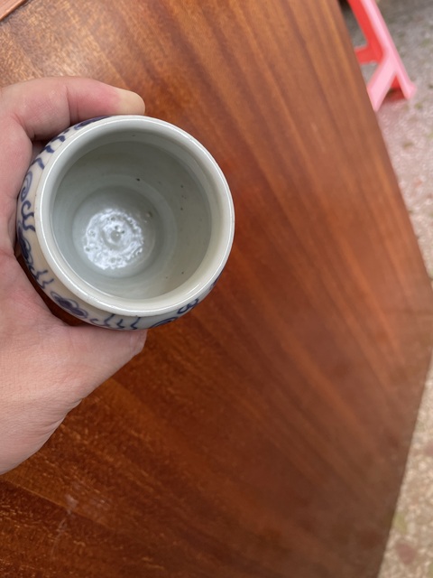 古玩陶瓷青花獅子滾銹球紋罐真品鑒賞圖