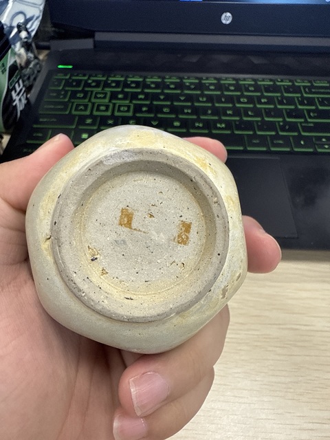 古玩陶瓷青花水盂真品鑒賞圖