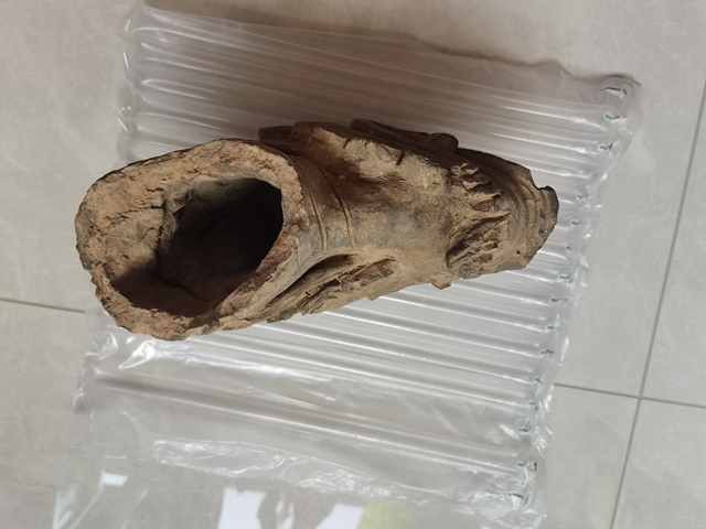 古玩雜項龍頭部件真品鑒賞圖