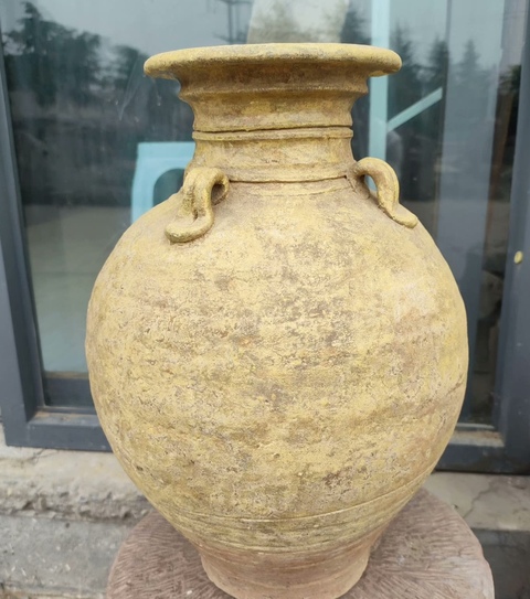 古玩陶瓷青瓷四系罐真品鑒賞圖