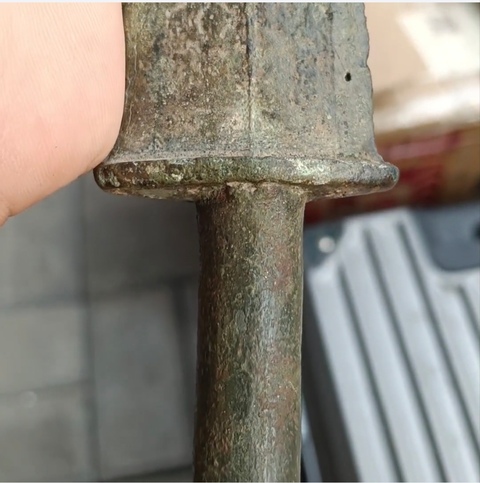 古玩銅器戰國青銅劍真品鑒賞圖