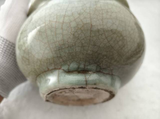 古玩陶瓷青釉香爐真品鑒賞圖