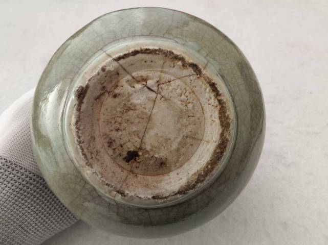 古玩陶瓷青釉香爐真品鑒賞圖
