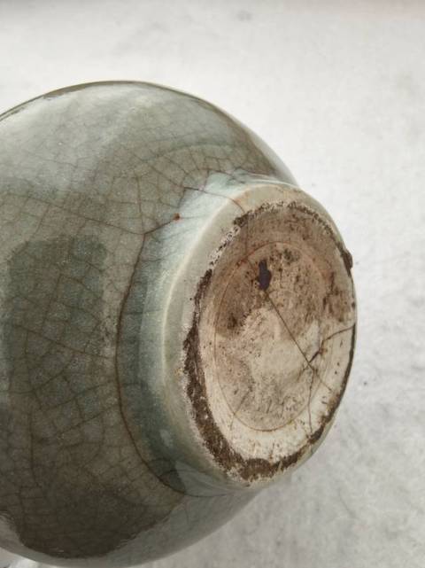 古玩陶瓷青釉香爐真品鑒賞圖