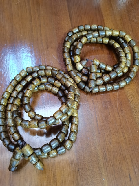 古玩雜項沉香木手串兩條拍賣，當前價格800元