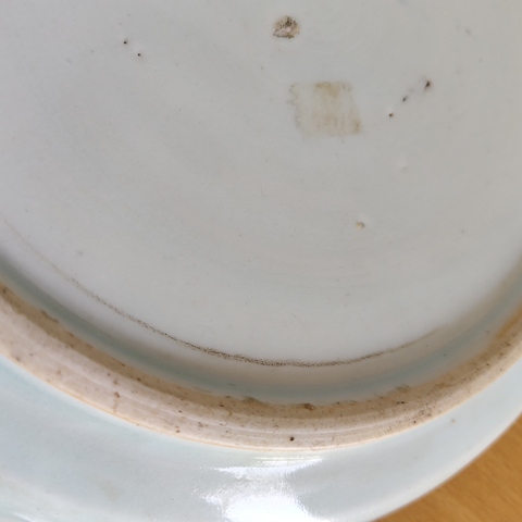 古玩陶瓷青花盤真品鑒賞圖