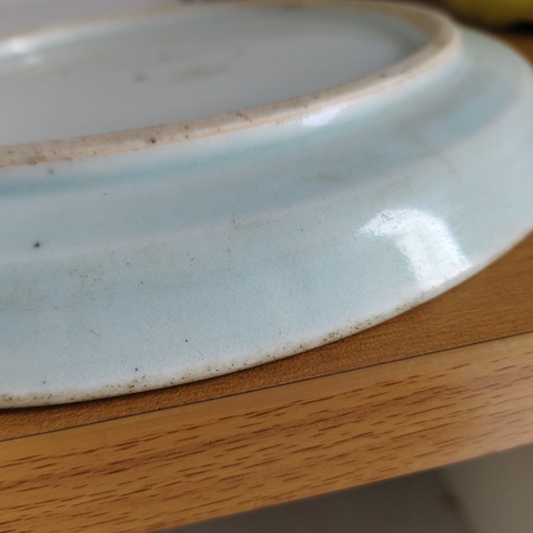 古玩陶瓷青花盤真品鑒賞圖