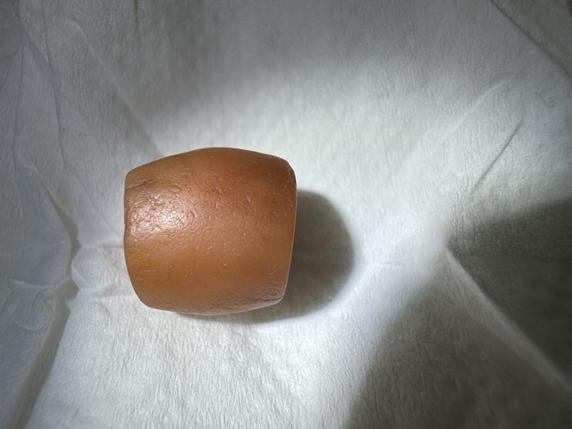 古玩玉器西亞磨盤珠真品鑒賞圖