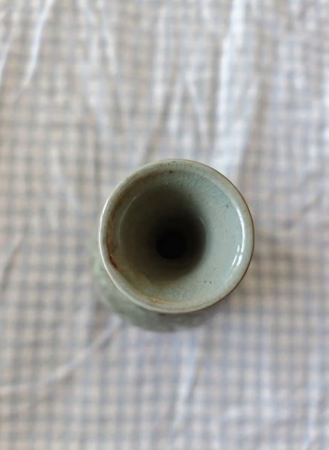 古玩陶瓷高麗青瓷玉壺春瓶真品鑒賞圖