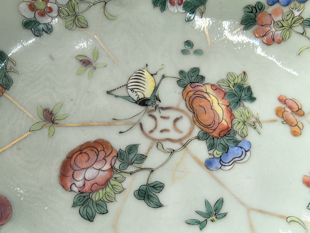 古玩陶瓷一鳴驚人花口碗真品鑒賞圖