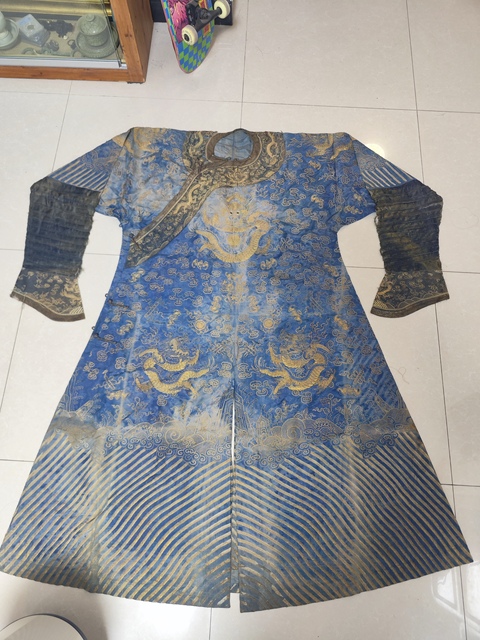 古玩雜項蟒袍真品鑒賞圖