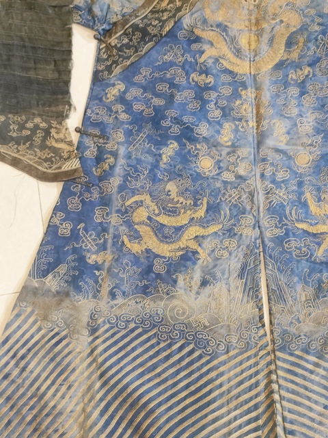 古玩雜項蟒袍真品鑒賞圖