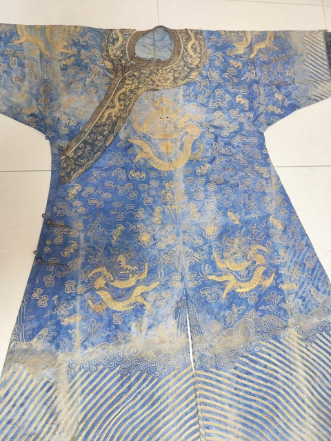 古玩雜項蟒袍真品鑒賞圖