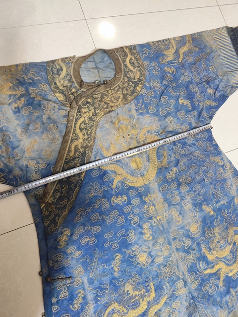 古玩雜項蟒袍真品鑒賞圖