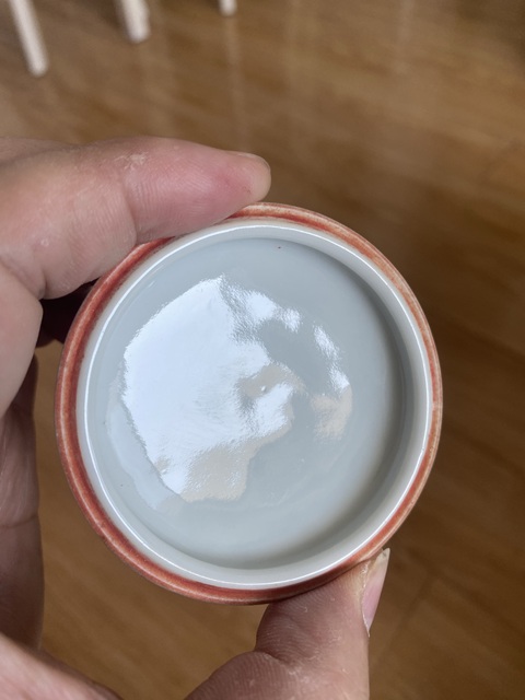 古玩陶瓷青花人物印盒真品鑒賞圖