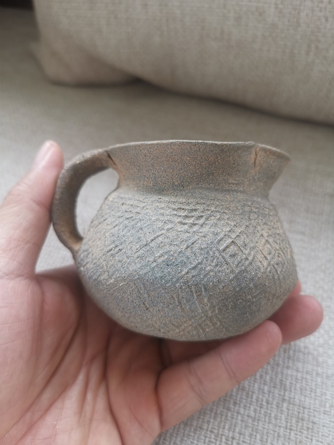 古玩陶瓷商周陶壺真品鑒賞圖